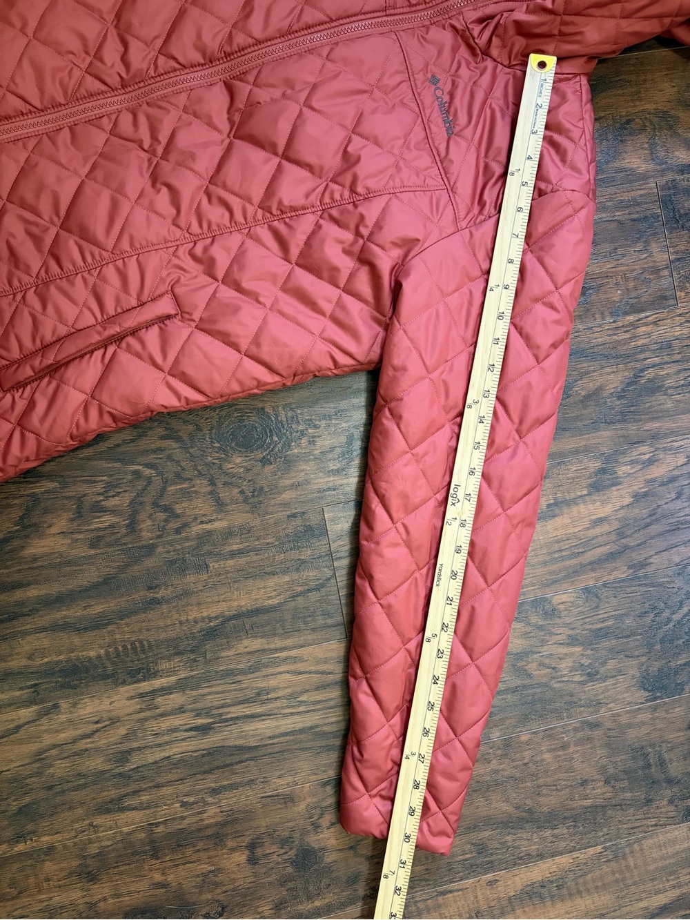 Columbia Quilted Copper Crest Fleece Lined Hooded Jacket - Picture 8 of 14